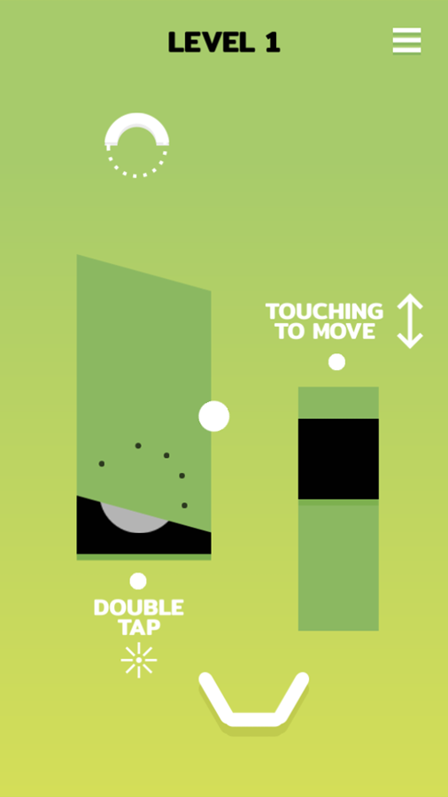 Way Down Game Level Play Screenshot.