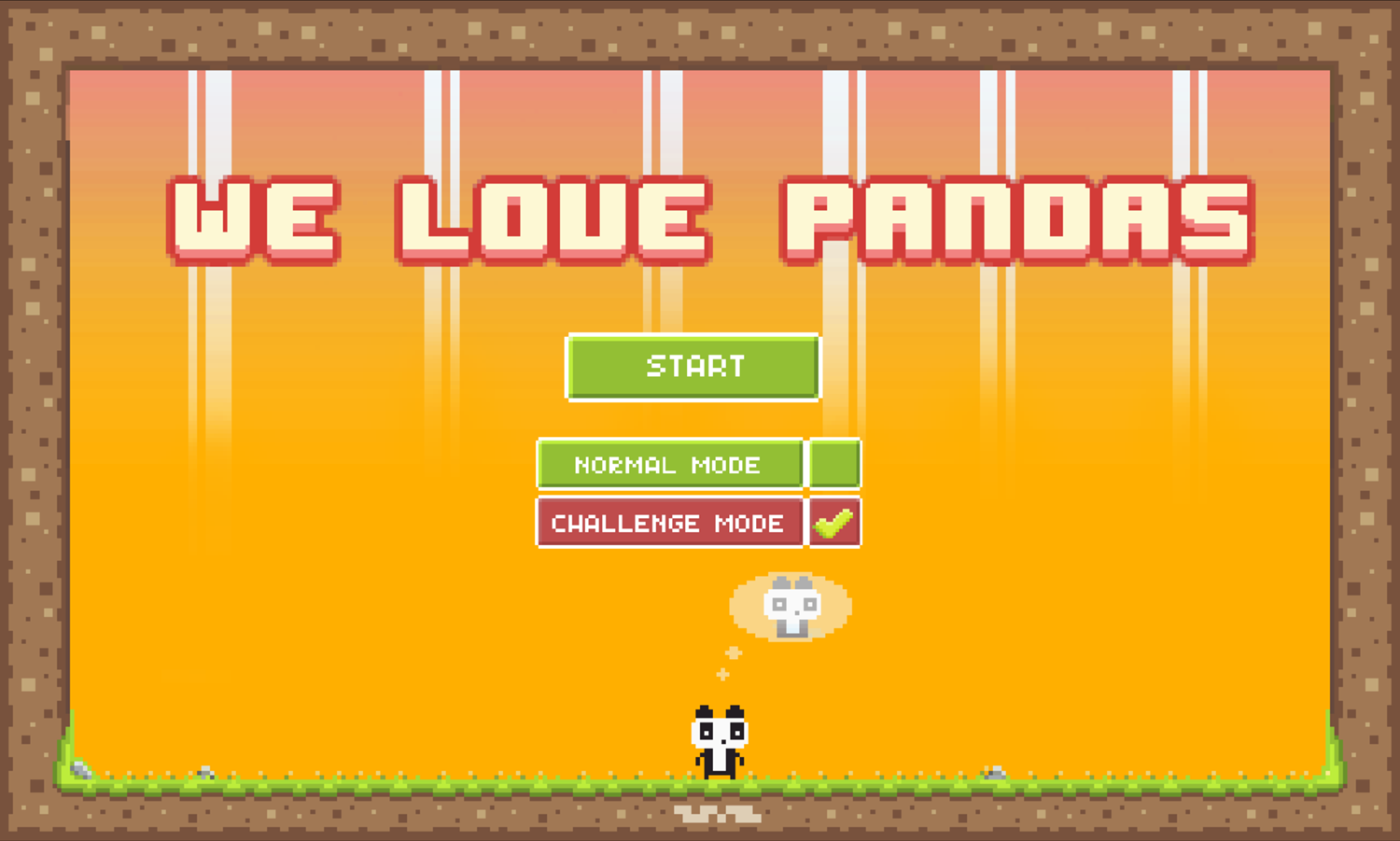 We Love Pandas Challenge Mode Screenshot.