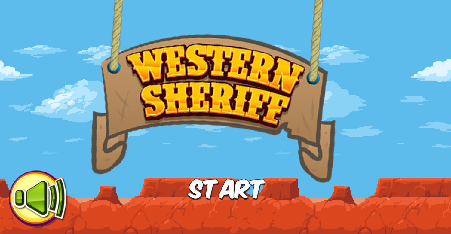Western Sheriff Welcome Screenshot.