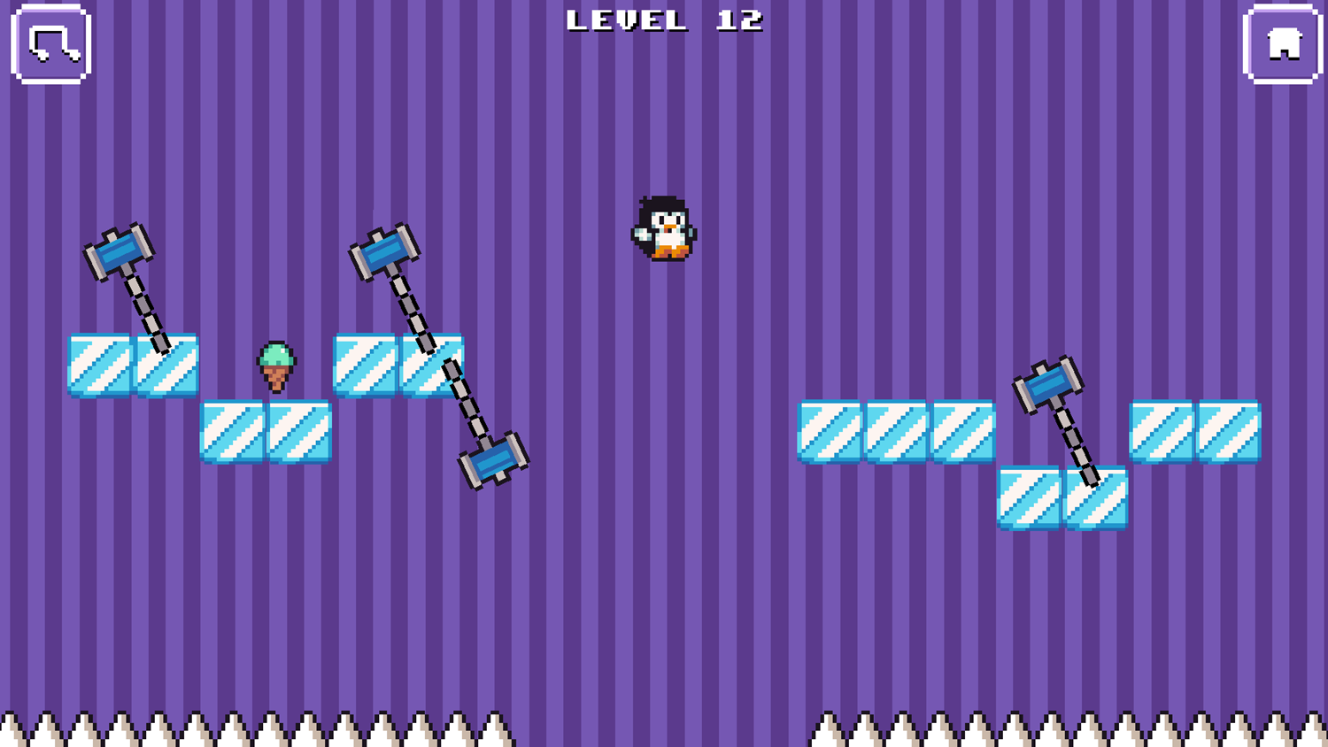 Where My Ice Cream Game Level Progress Screenshot.