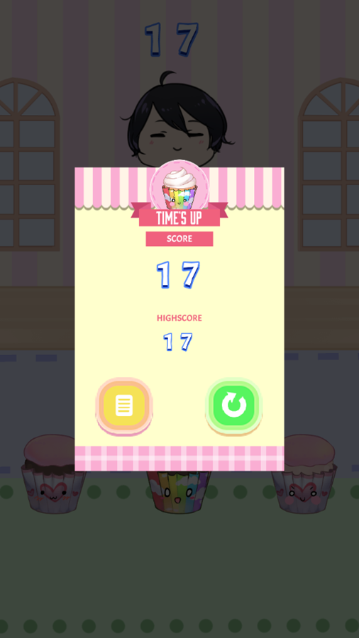 Which Cupcake Game Score Screenshot.