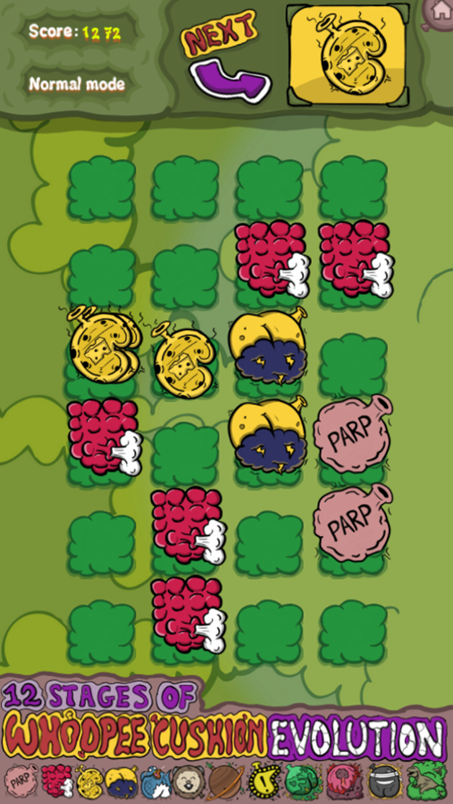 Whoopie Cushion Evolution Game Play Screenshot.