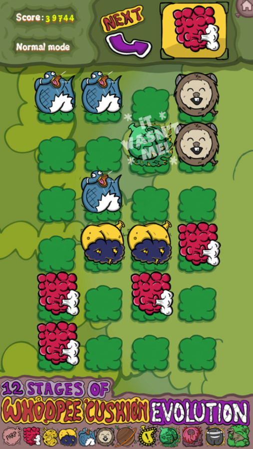 Whoopie Cushion Evolution Game Progress Screenshot.
