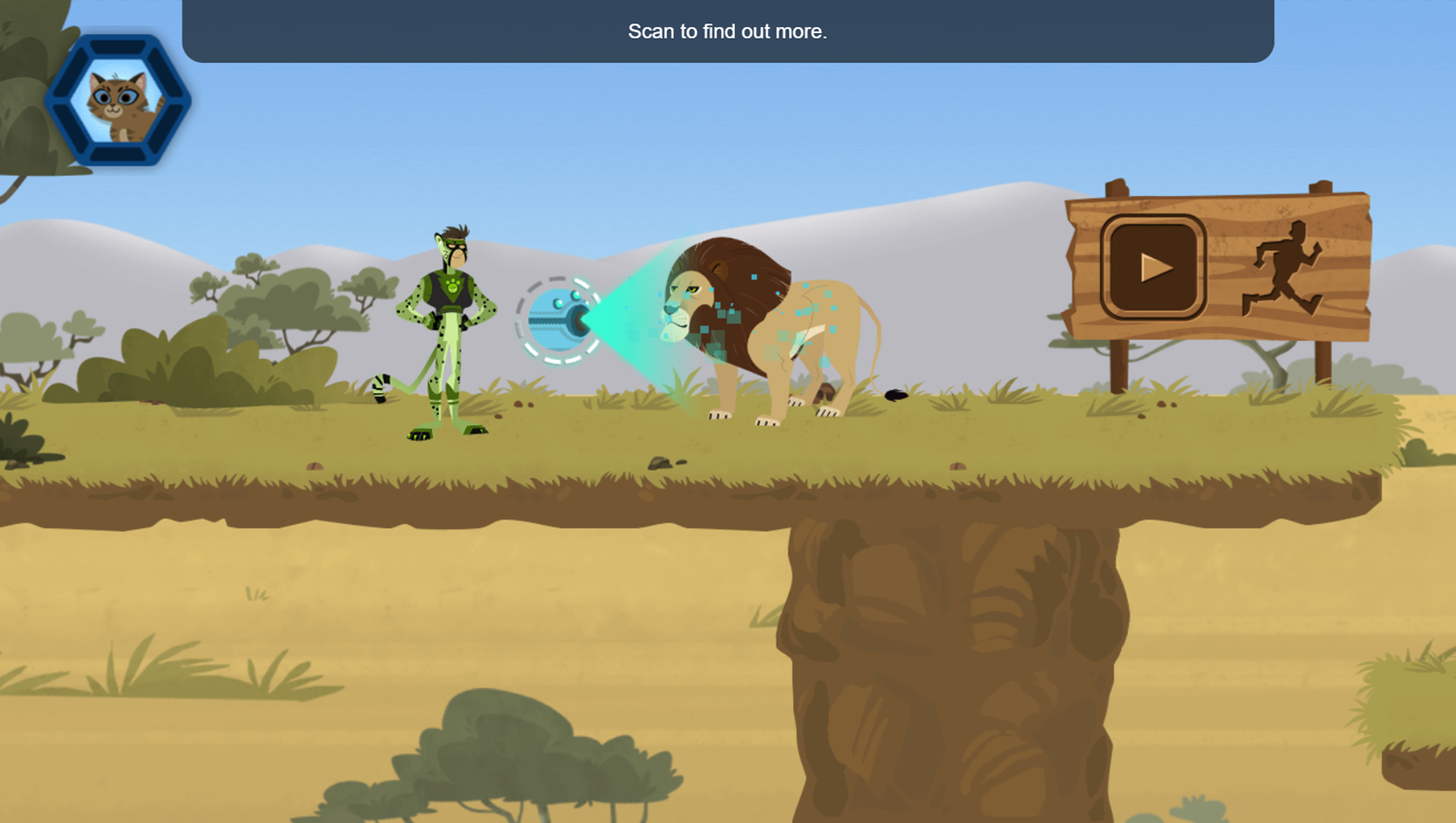 Wild Kratts Cats and Dogs Game Play Tips Screenshot.