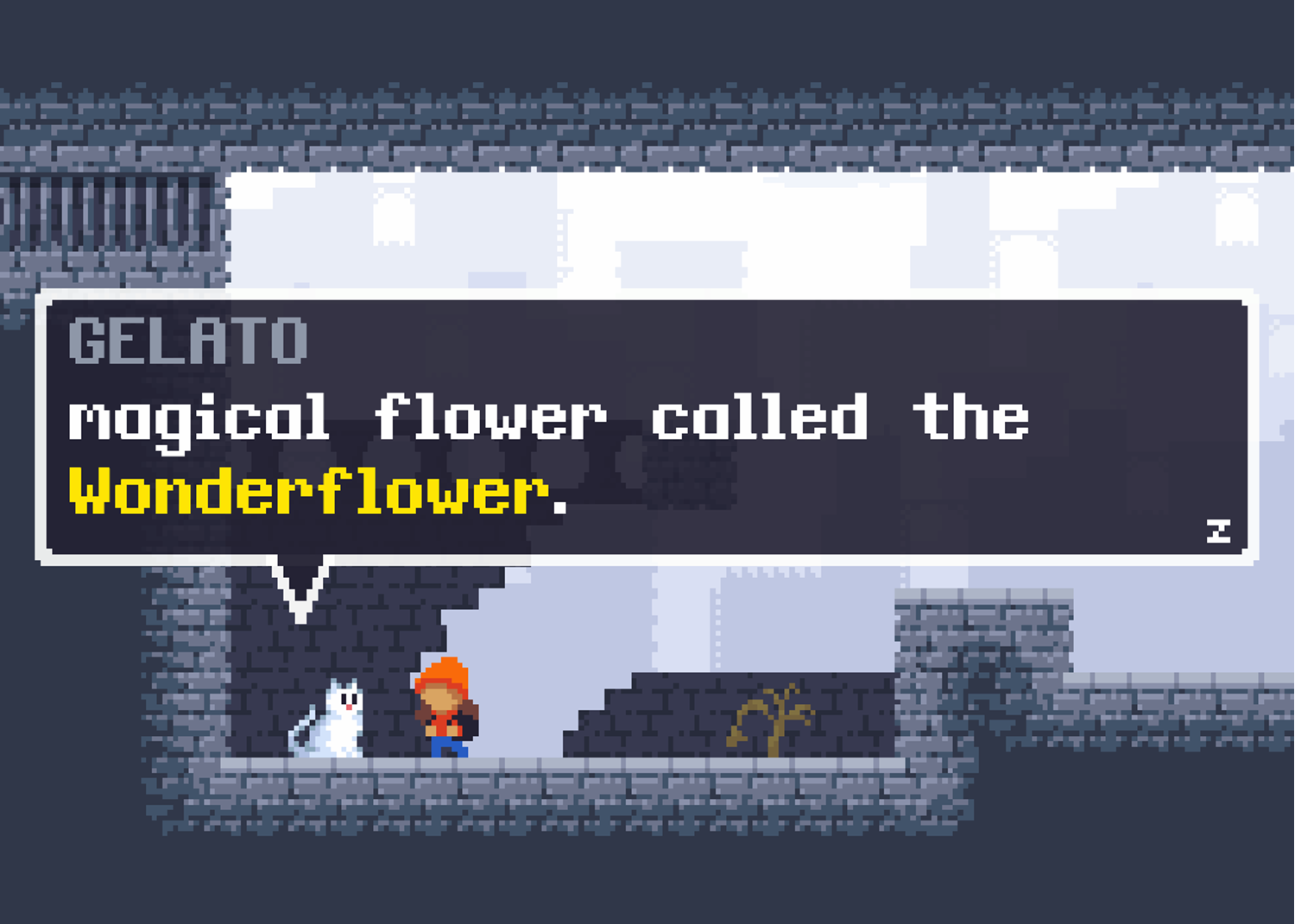 Wonder Flower Game Intro Screenshot.