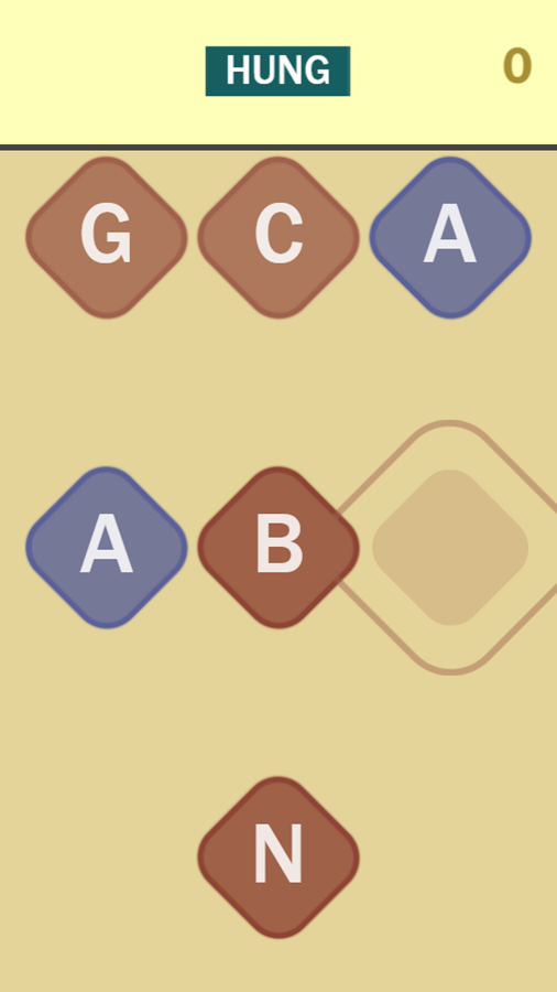 Word Learner Game Play Screenshot.