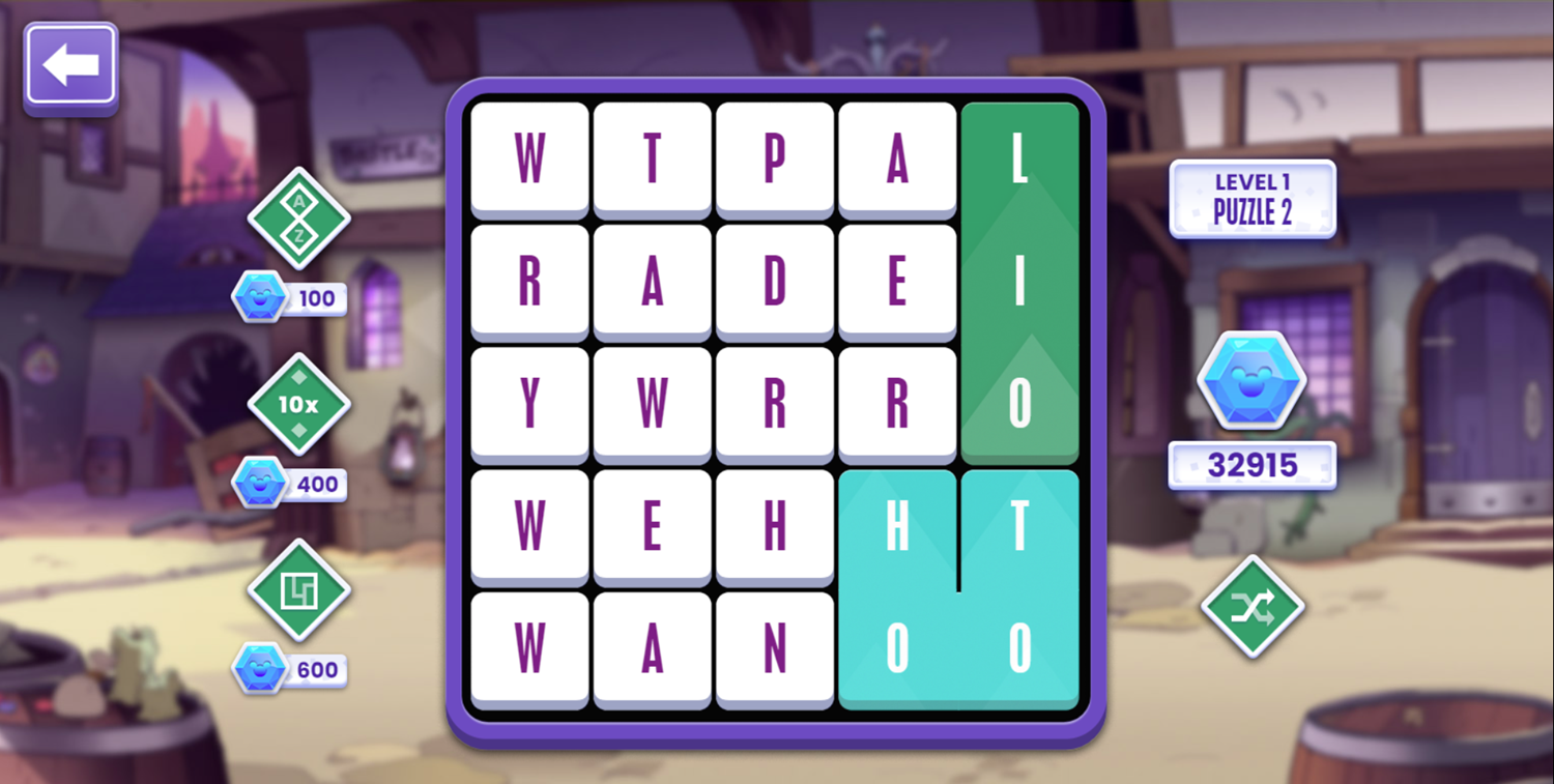 Word Play Game Screenshot.