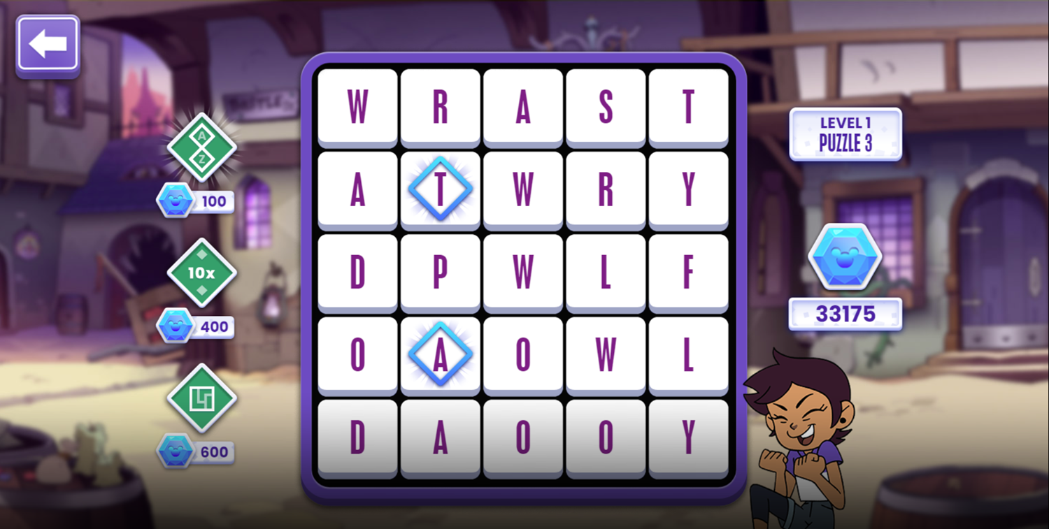 Word Play Game Reveal Screenshot.