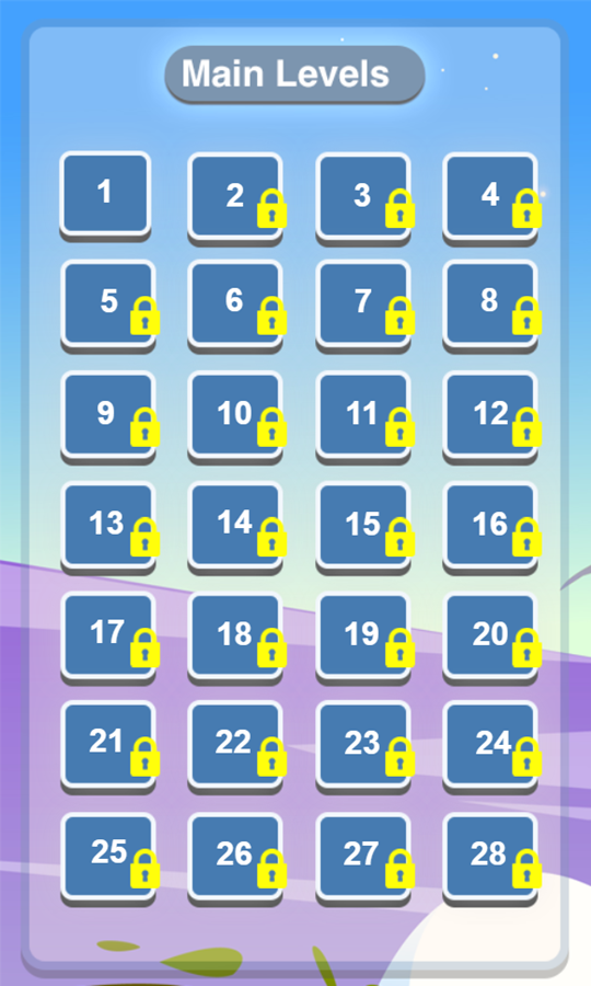 Wrap Fruit Game Select Level Screenshot.