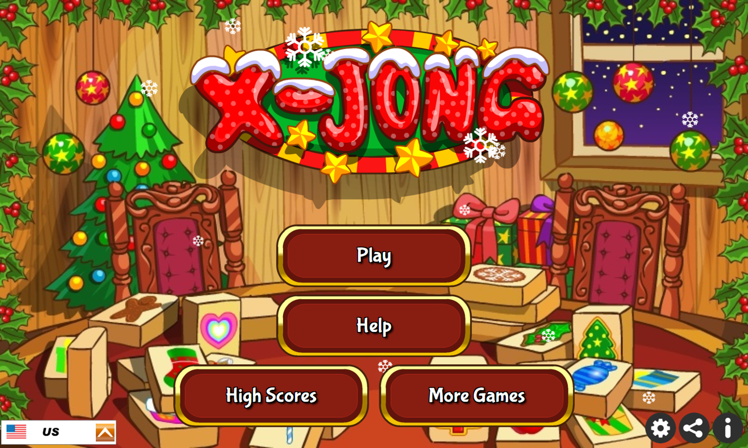 X Jong Game Welcome Screen Screenshot.