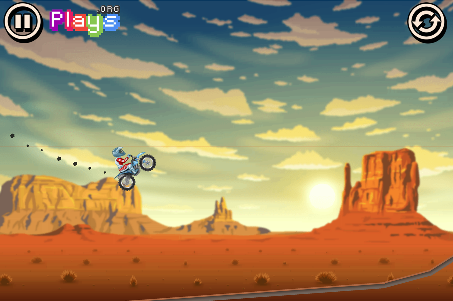 X-Trial Racing Game Screenshot.