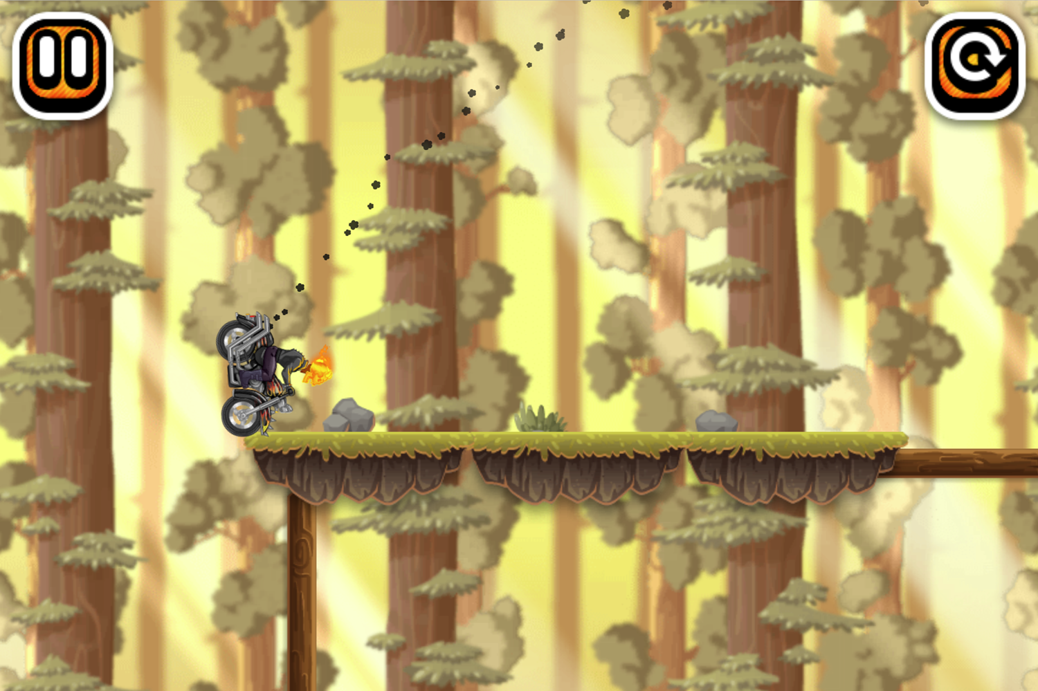 X-Trial Racing Mountain Adventure Game Screenshot.