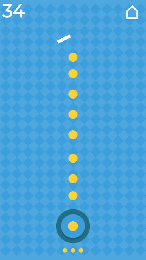 Yellow Dot Game Play Screenshot.