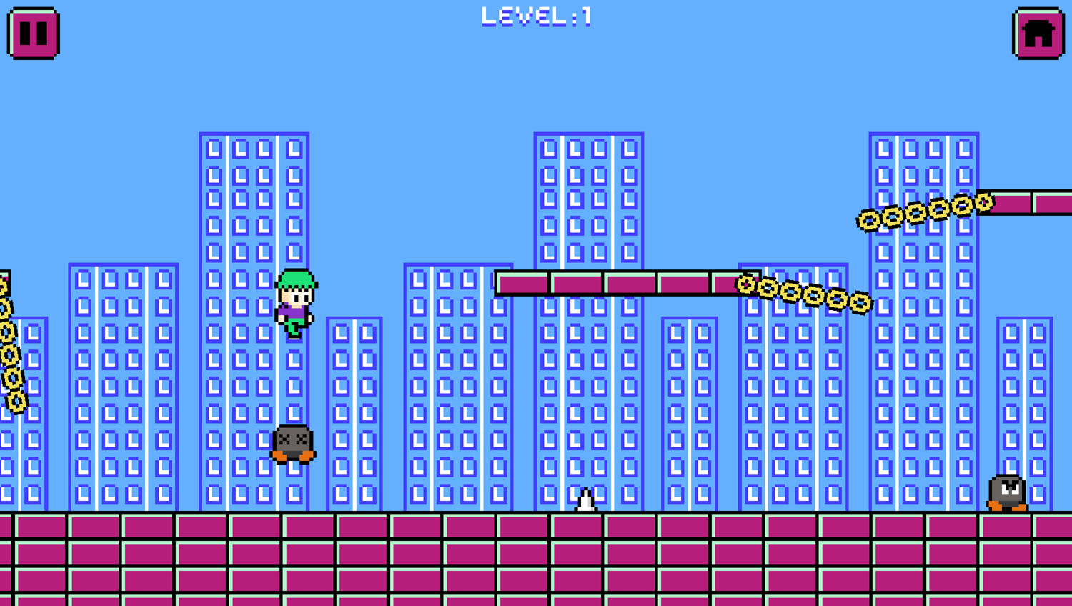 Zizo Adventure Game Level Play Screenshot.