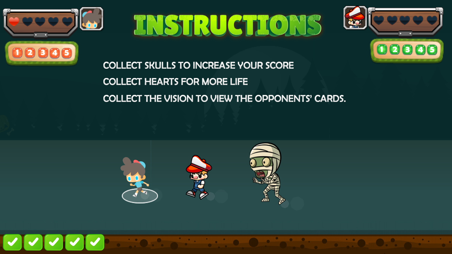 Zombie Chase Game Play Tips Screenshot.