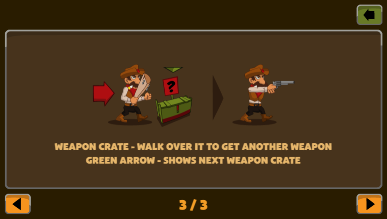 Zombie Massacre Game Play Tips Screenshot.