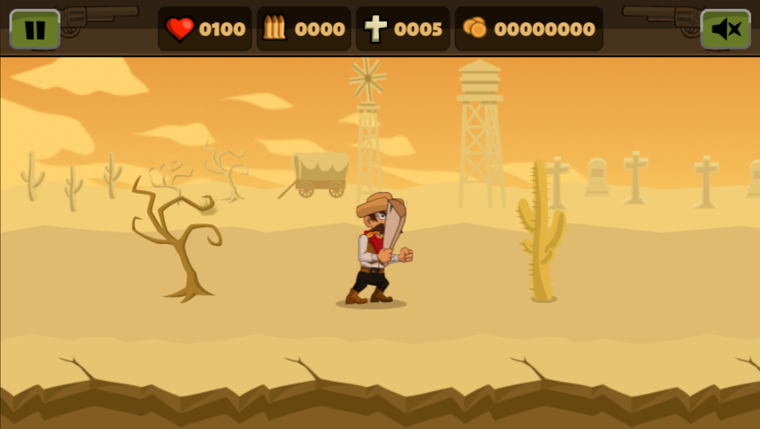Zombie Massacre Game Stage Start Screenshot.