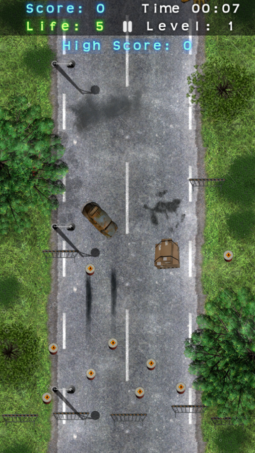 Zombie Uprising Game Start Screenshot.