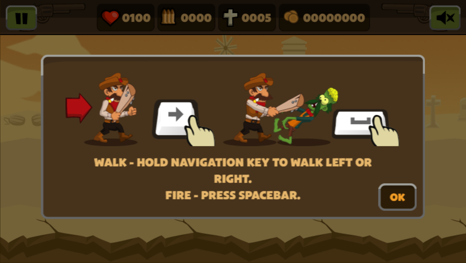 Zombies vs Halloween Game Extra Tips Screenshot.