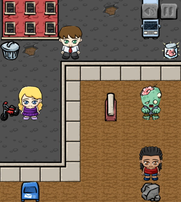 Zombies Walker Game Next Level Screenshot.