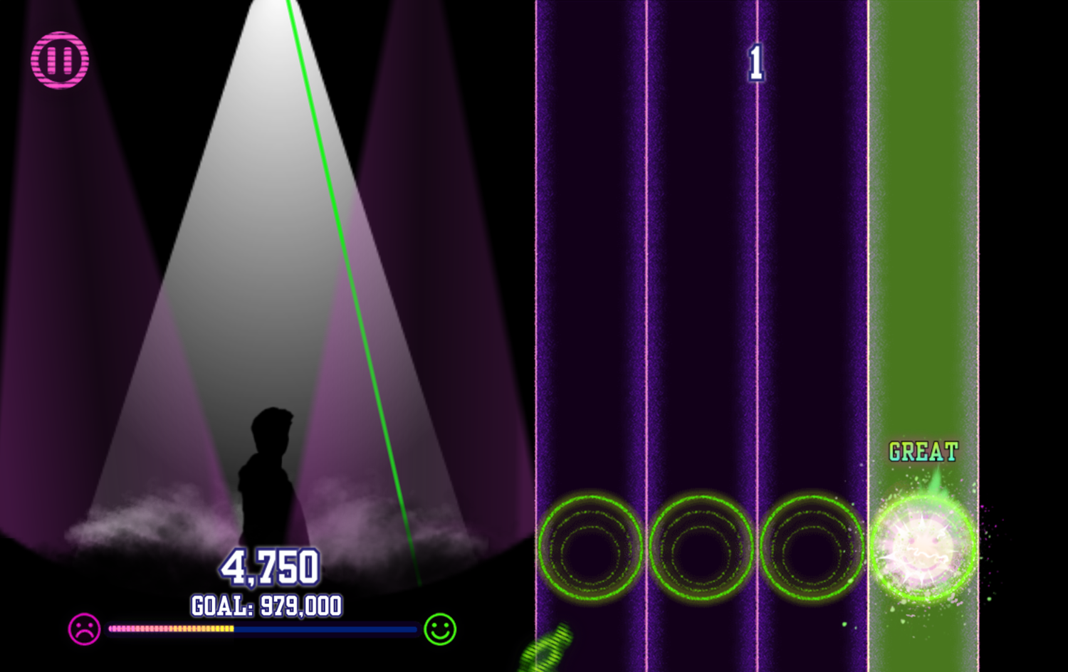 Zombies Zom-Beatz Game Play Screenshot.