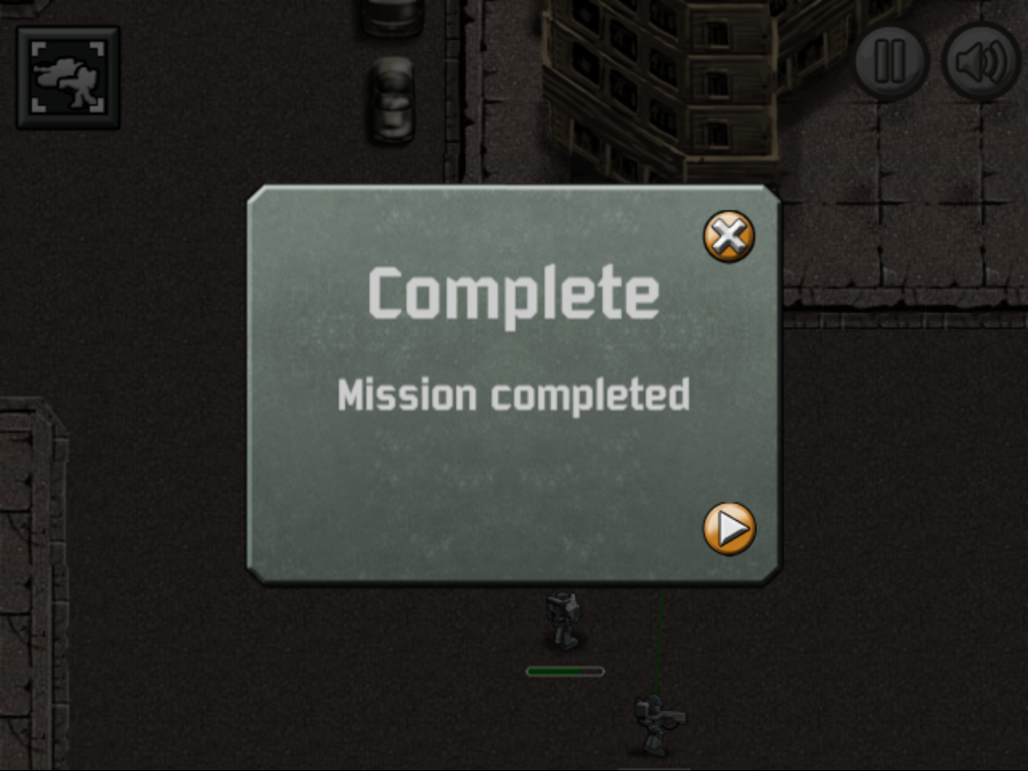 Zone 90 Game Mission Complete Screenshot.