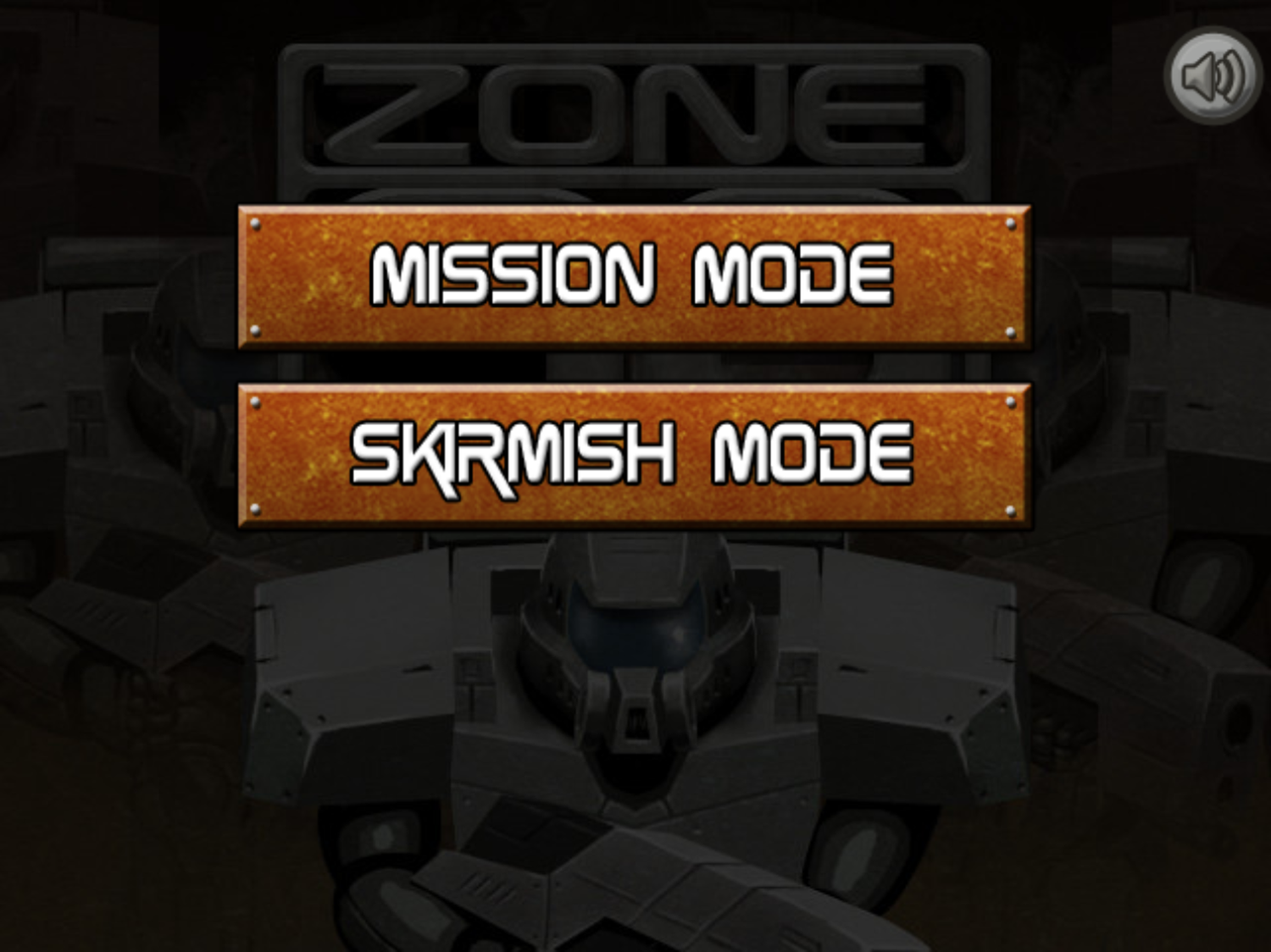 Zone 90 Game Welcome Screen Screenshot.