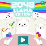 2048 Llama Edition Game.