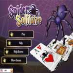 4 Suits Spider Solitaire game.