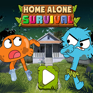 Amazing World of Gumball Home Alone Survival.