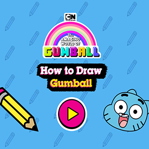 Amazing World of Gumball How to Draw Gumball.