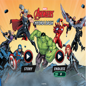Marvel Avengers Hydra Dash Game.