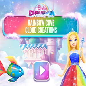 Barbie Dreamtopia Rainbow Cove Cloud Creations Game.