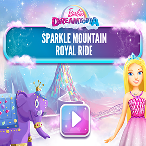 Barbie Dreamtopia Sparkle Mountain Royal Ride.