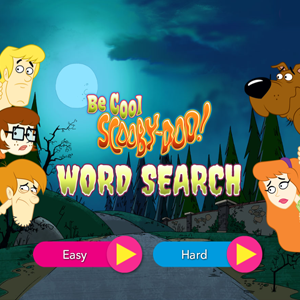 Be Cool Scooby Doo Word Search.