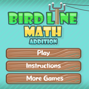 Bird Line Math Addition game.