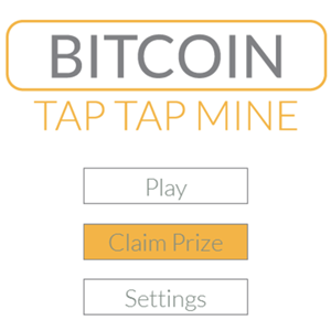 Bitcoin Tap Tap Mine game.