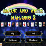 Black and White Mahjong 2 game.