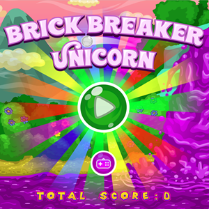 Brick Breaker Unicorn game.