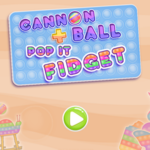 Cannon Ball Pop It Fidget.