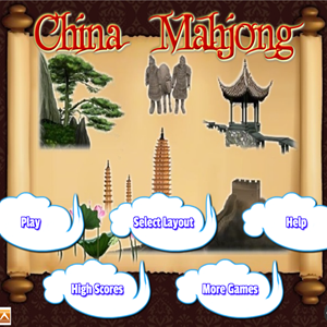 China Mahjong Game.