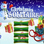 Christmas Solitaire game.