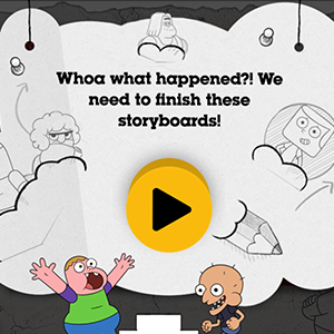 Clarence Storyboard Game.