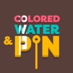Colored Water and Pin.