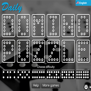 Daily Domino Puzzle.