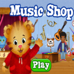 Daniel Tiger's Neighborhood Music Shop Game.