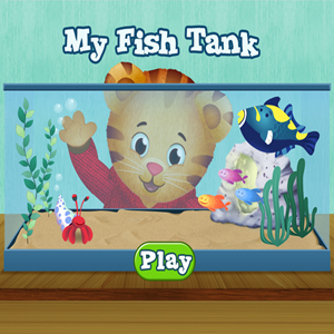 Daniel Tiger's Neighborhood My Fish Tank game.