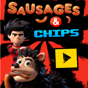Dennis & Gnasher Sausage & Chips Game.
