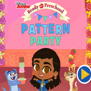 Disney Jr Mira Pattern Party.