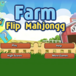 Farm Flip Mahjongg game.